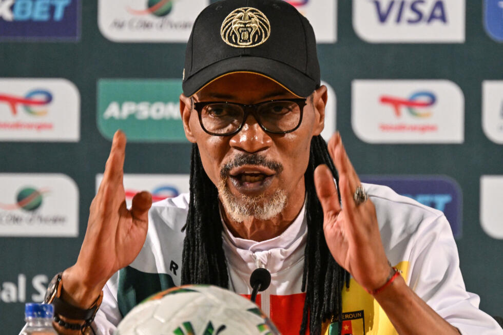 Rigobert Song lors de la CAN 2024 en Côte d'Ivoire