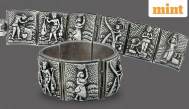 A silver bracelet from Tamil Nadu (1850-1880)