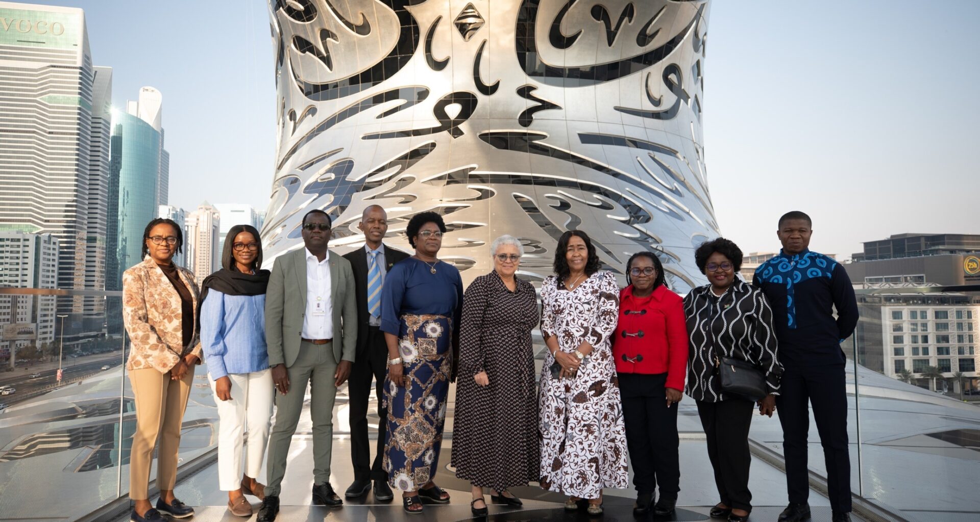 Vice President of Namibia tours Museum of the Future