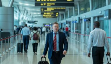 Modern african airports cater to increasing business travel demand with improved facilities and expanding routes