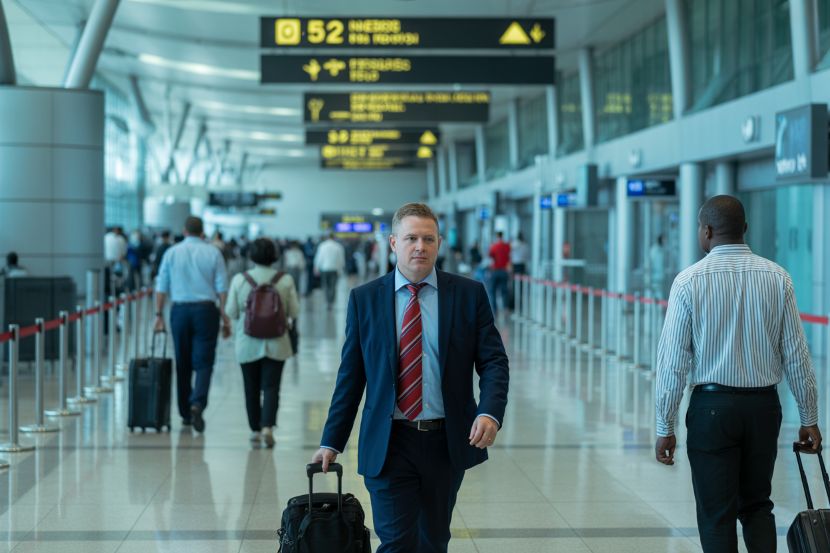 Modern african airports cater to increasing business travel demand with improved facilities and expanding routes