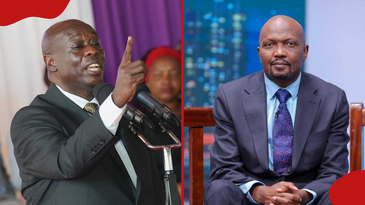 Moses Kuria Storms Out of Funeral, Accuses Gachagua of Plotting Chaos: "You've Crossed Red Line"