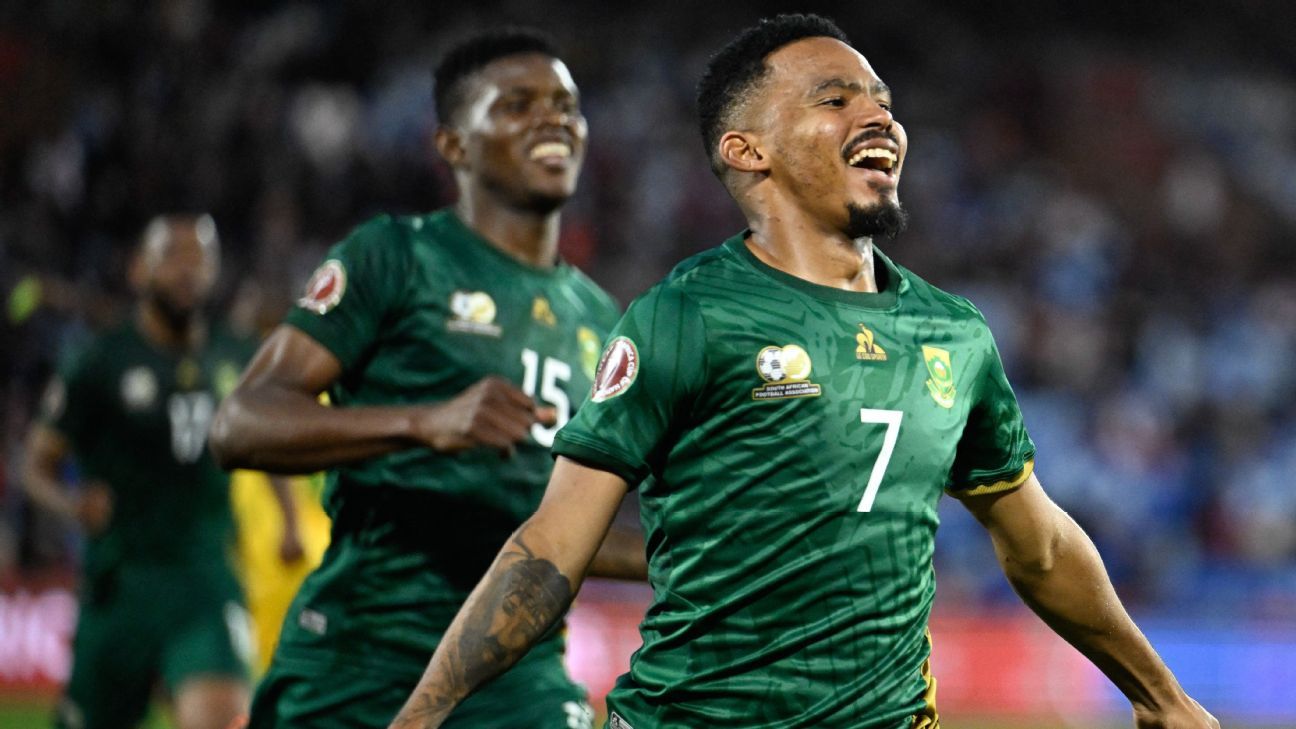 South Africa reach AFCON last 16 after error-strewn goalfest against Zimbabwe in Marrakesh