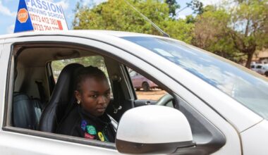 Driving instructors teach students to dodge danger on Zimbabwe roads
