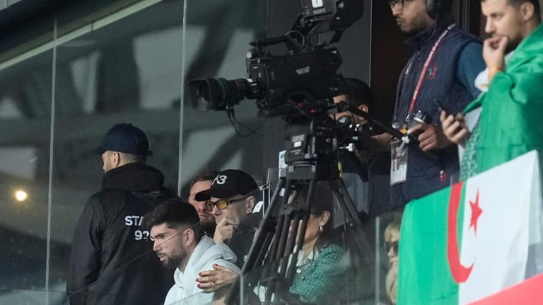 Zinedine Zidane attends the Africa Cup of Nations group E...