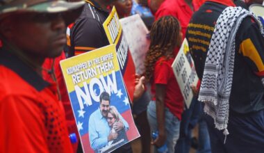 Protesters in South Africa condemn US intervention in Venezuela, call for Maduro's release