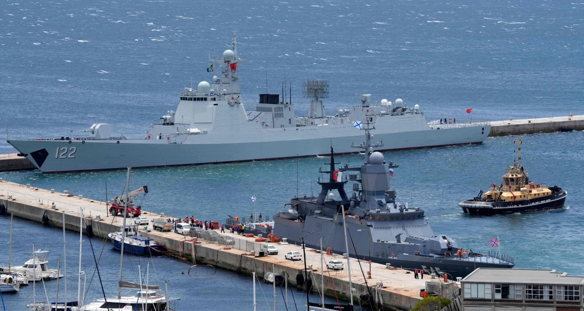 China, Russia and Iran join South Africa for naval drills as tensions run high