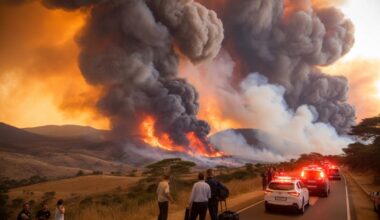 Wildfires ravage south africa’s popular tourism regions, leaving travelers stranded and businesses in crisis