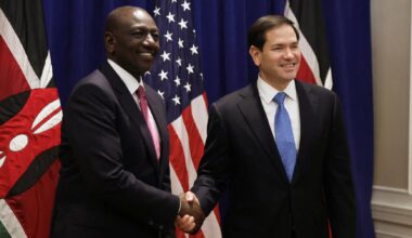 US signs pact with Kenya under 'America First' global health plan