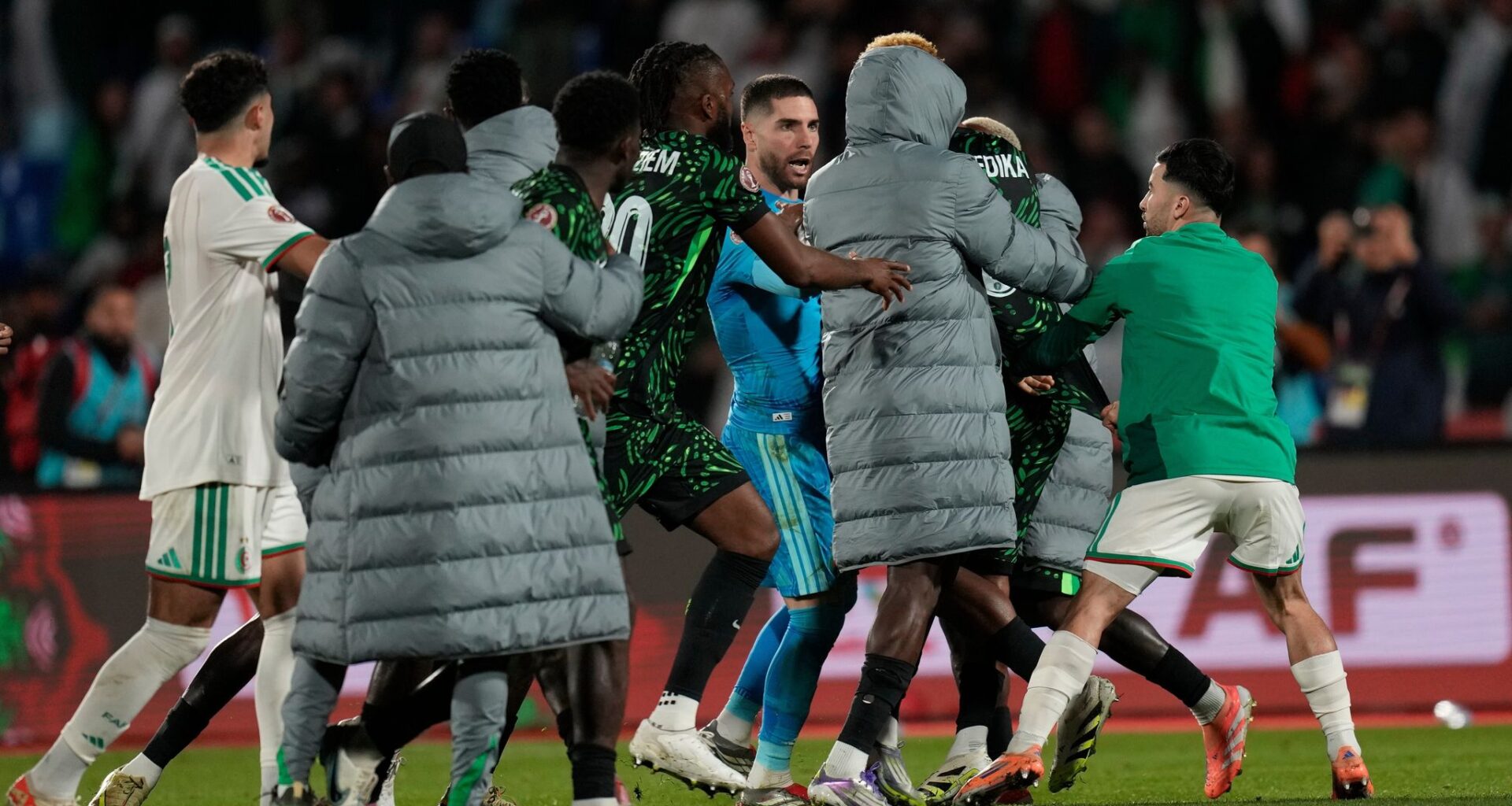 Organizers condemn 'unacceptable behavior of players and officials' after fighting at Africa Cup