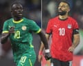 Sadio Mané and Mohamed Salah