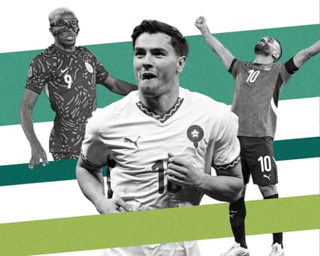 Victor Osimhen, Brahim Diaz, Mo Salah.