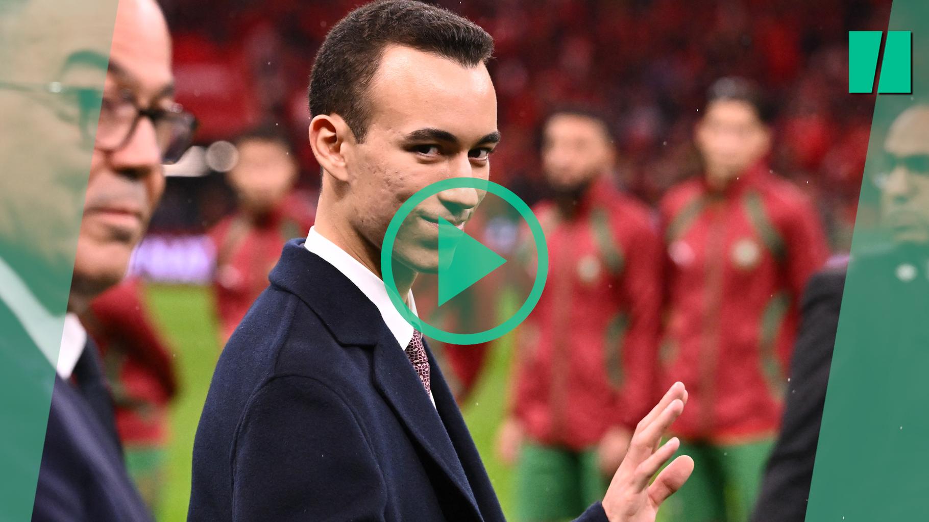 À la CAN, Moulay El Hassan, le fils du roi du Maroc le représente aussi pour faire passer un message