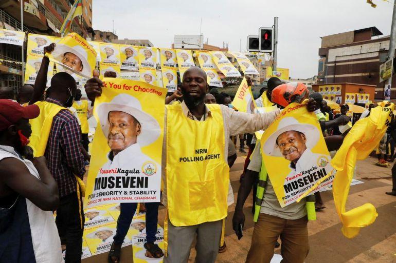 Museveni declared winner of Uganda election as opposition rejects results