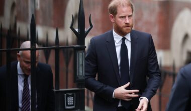 Prince Harry holds back tears as he says Daily Mail made wife Meghan’s life a misery