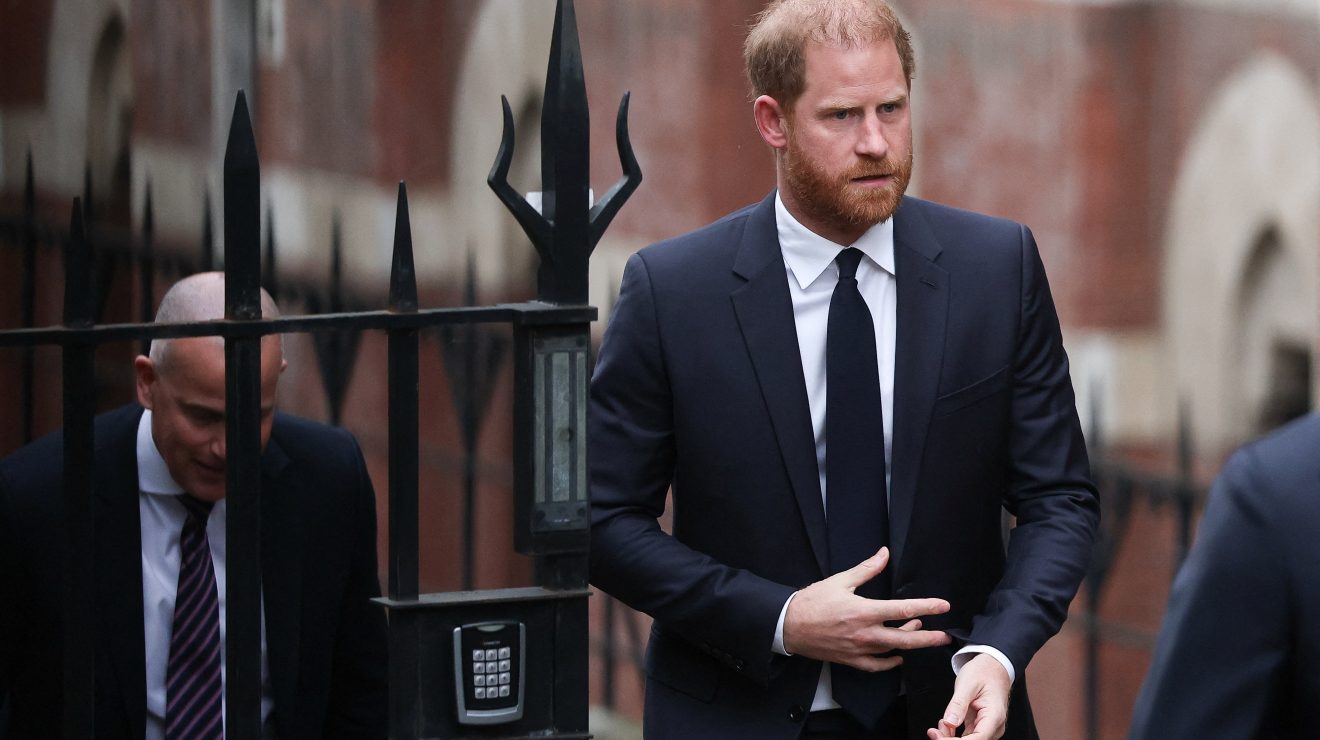 Prince Harry holds back tears as he says Daily Mail made wife Meghan’s life a misery