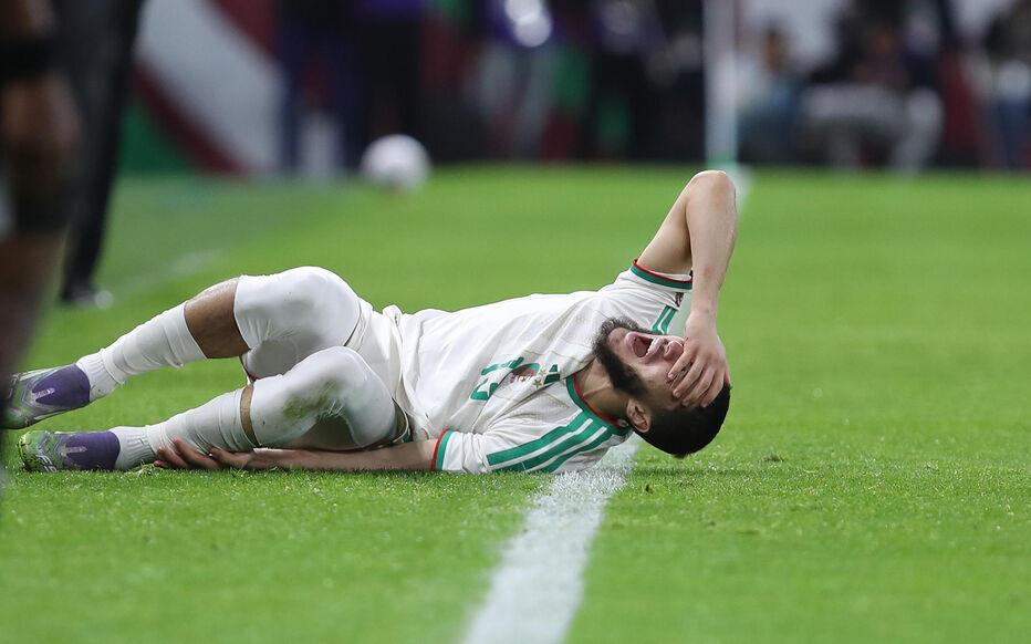 Coup dur pour l’Algérie, Hadjam forfait jusqu’à la fin du tournoi