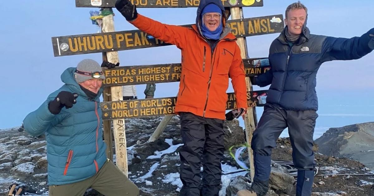 Huntingdon father and son in Mount Kilimanjaro charity climb