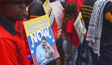 Protesters in South Africa condemn US intervention in Venezuela, call for Maduro's release :: WRAL.com