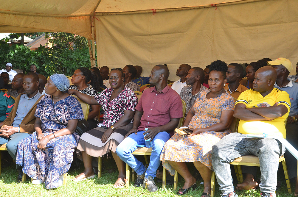 Guests listening in at the event. (Courtesy)