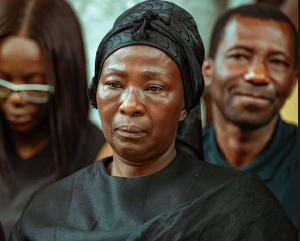 Akosua Serwaa is in Ghana after missing her husband's funeral in December