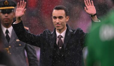 CAN 2025 : l’explosion de joie du prince héritier Moulay El Hassan du Maroc après le but libérateur contre la Tanzanie