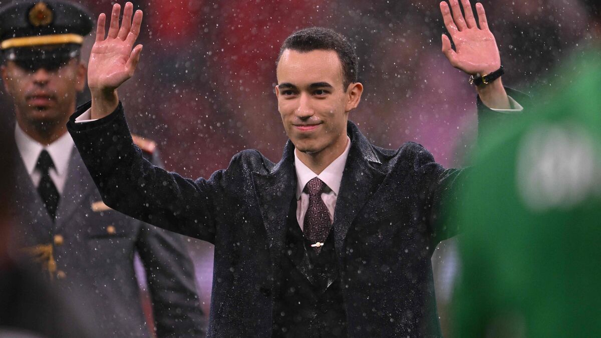 CAN 2025 : l’explosion de joie du prince héritier Moulay El Hassan du Maroc après le but libérateur contre la Tanzanie