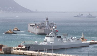 China, Russia and Iran take part in naval drills with South Africa