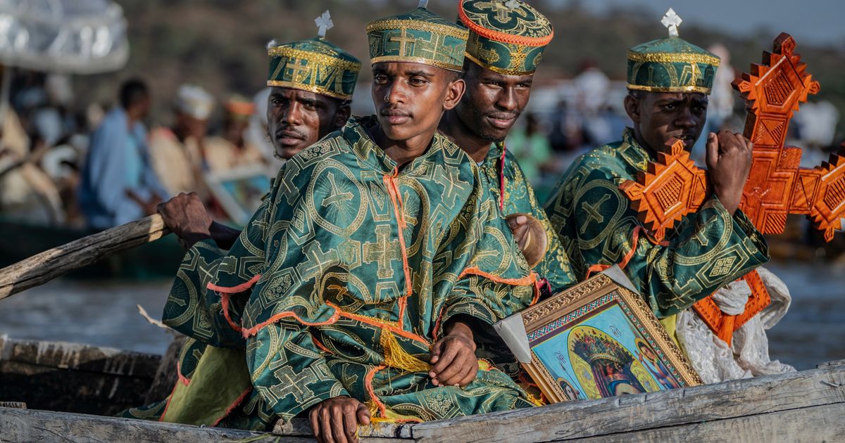 Photos show Ethiopian Orthodox Christians celebrating Timket, the baptism of Jesus :: WRAL.com