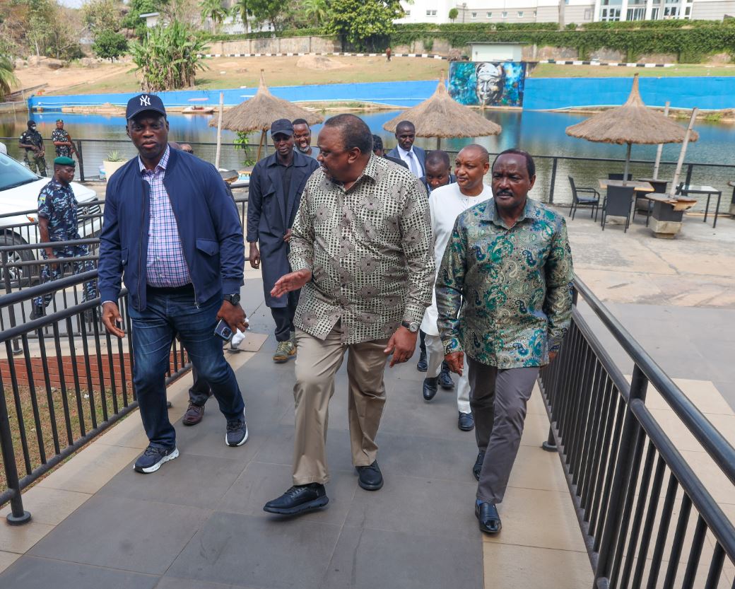 [PHOTOS] Uhuru, Kalonzo engage young African leaders in Lagos