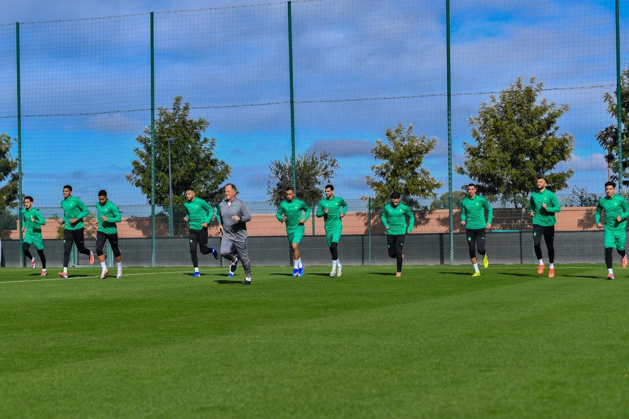 Atlas Lions Continue to Put in Work at Maâmora Ahead of Nigeria Semi-Final