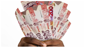 File photo of a cedi notes