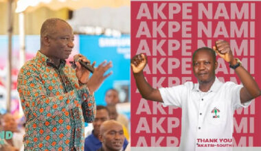 Akatsi South MP, MCE commence phase one of 40km road reshaping project