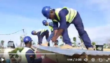 Watch how Ghanaian soldiers are transforming Jamaican cities hit by hurricane