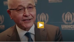 New United Nations High Commissioner for Refugees Barham Salih, Kakuma, Kenya