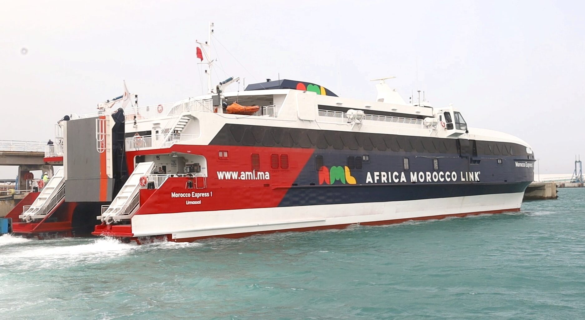 ​AML suspend plusieurs traversées entre Tarifa et Tanger en raison de la tempête Francis