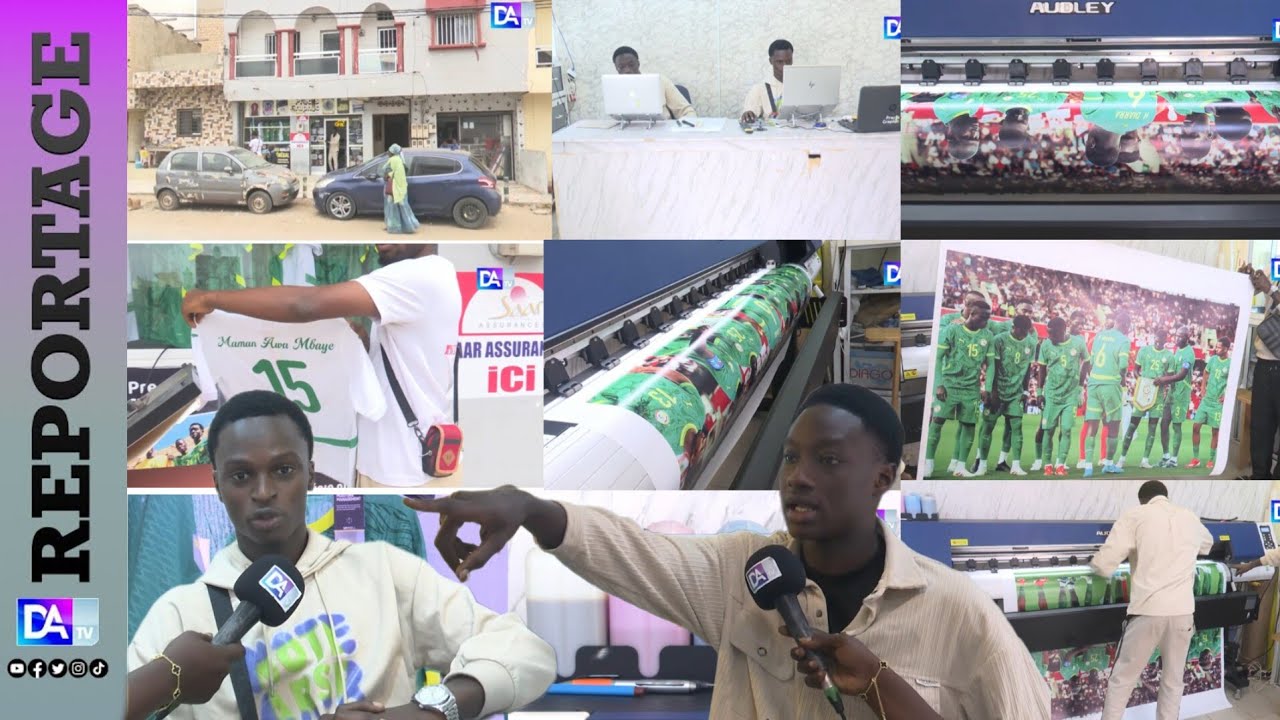 Vente de maillots et flocage, les jeunes entrepreneurs tirent profit de l’engouement autour du football