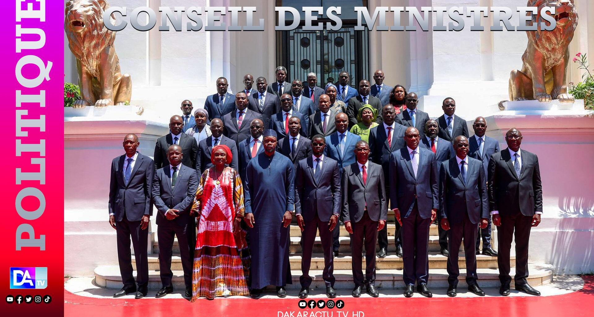 Communiqué du Conseil des Ministres du Mercredi 07 Janvier 2026