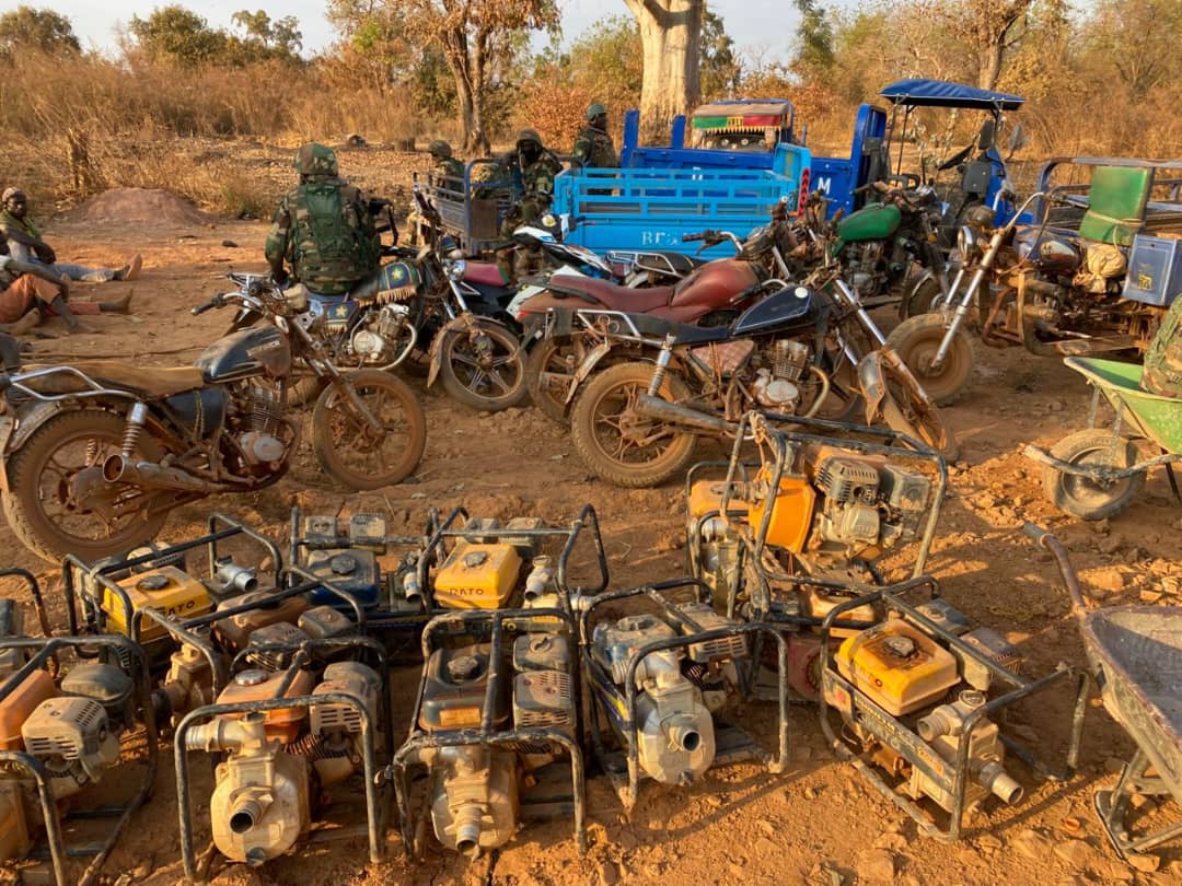 Kédougou : un site d’orpaillage clandestin démantelé par l