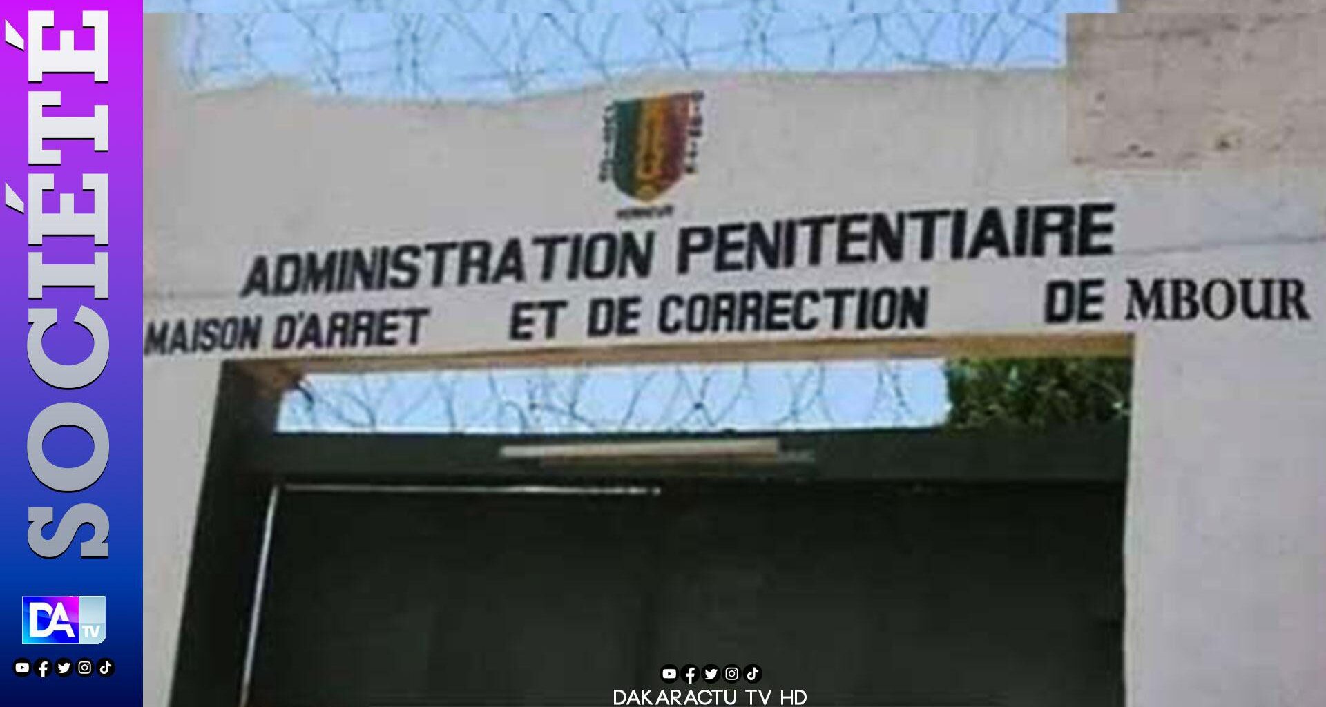 Nuit de tension à la Mac de Mbour : trois détenus stoppés après une tentative d’évasion violente avortée en pleine obscurité