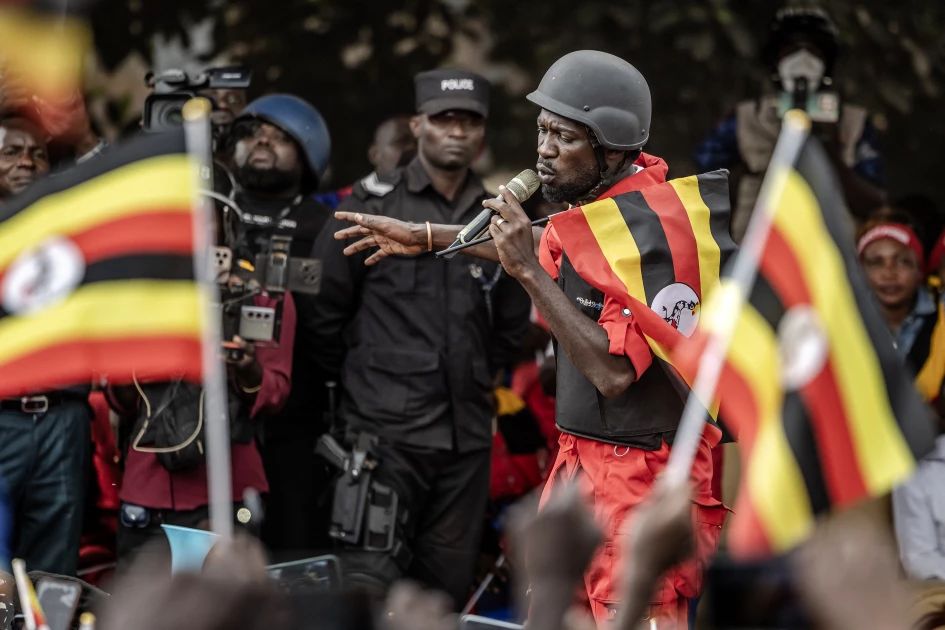 Ugandan opposition turns national flag into protest symbol