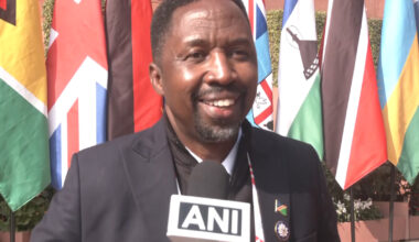 Chairperson of the National Council of Namibia, Lukas Sinimbo Muha (Photo/ANI)