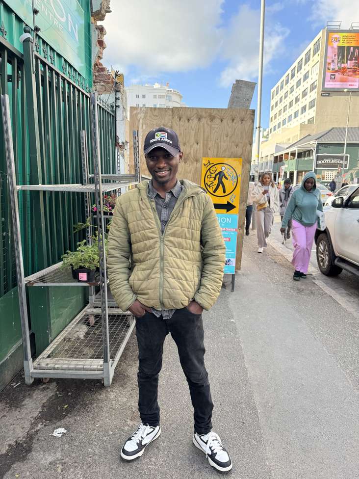 Aaron, the janitor at Chabad House in Cape Town