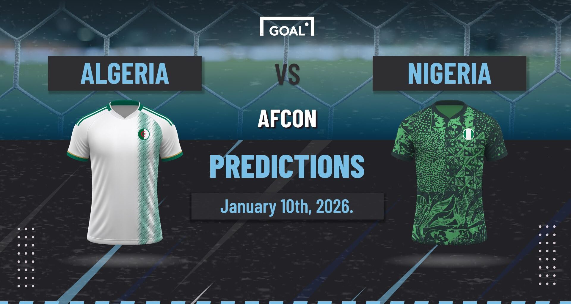 Algeria vs Nigeria  Predictions