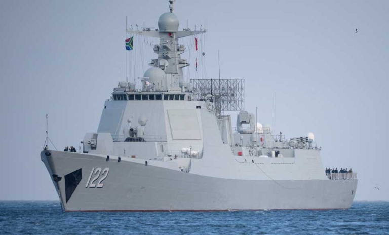 South Africa Naval Drills with China and Allies