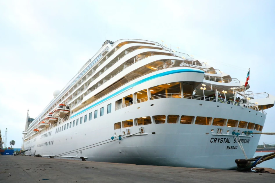 MV Crystal Symphony: Boost for Coastal tourism as luxury ship docks in Mombasa