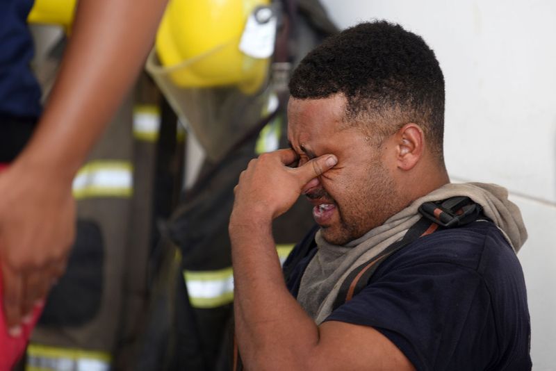 Kouga,Kromme River, Eastern Cape, Runaway veld fires result in evacuations at Kromme River,fires continue to rage in the Kouga municipality . 08/01/26 (photo Deon Ferreira)