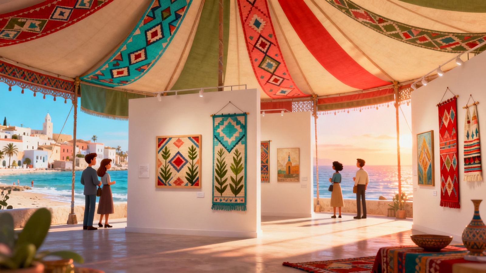 Sous la tente, Rabat ravive l’étoffe vivante des liens Maroc-Égypte