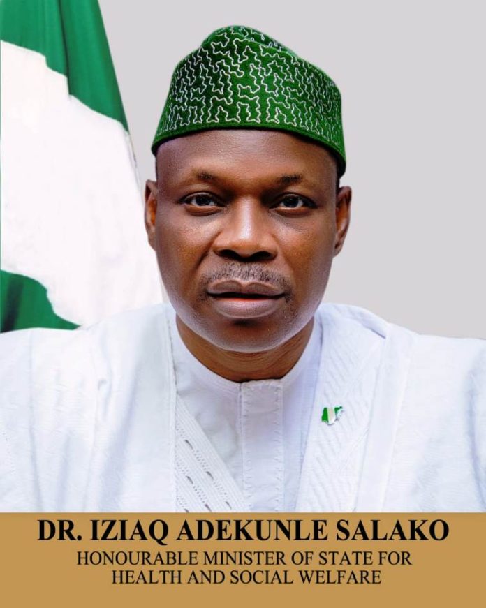 Honourable Minister of State for Health and Social Welfare, Dr. Iziaq Adekunle Salako
