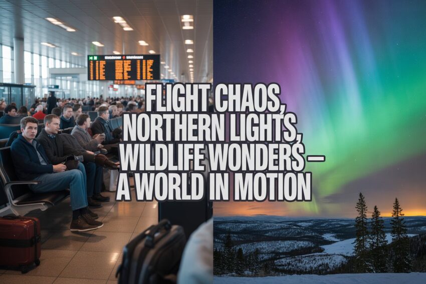 Flight chaos in france and japan, northern lights surge in the united states, wildlife wonders in kenya, and passport growth in uzbekistan new update is here